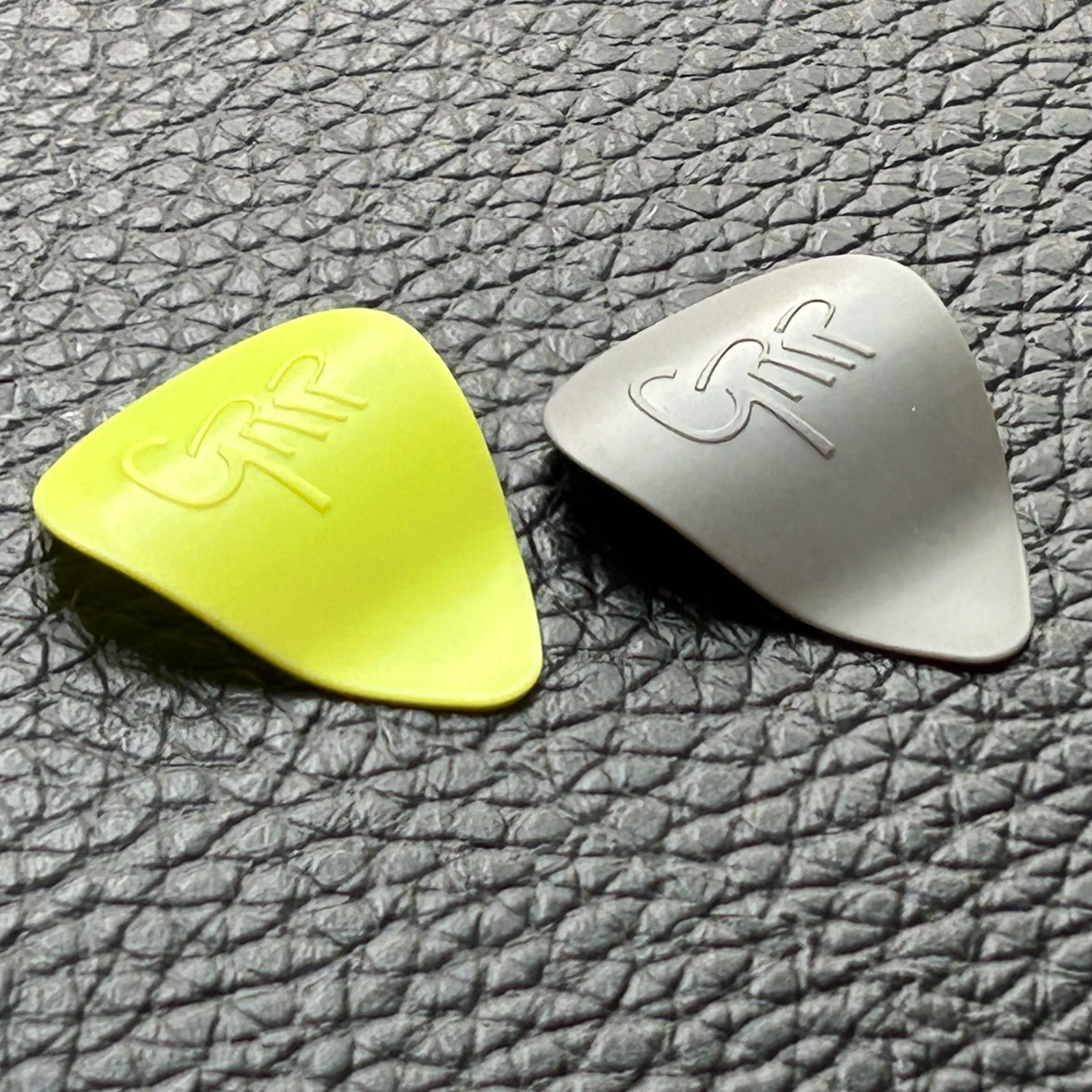 Light Combo 2-Pack - Grip Guitar Picks | Non-Slip Contoured Guitar Picks