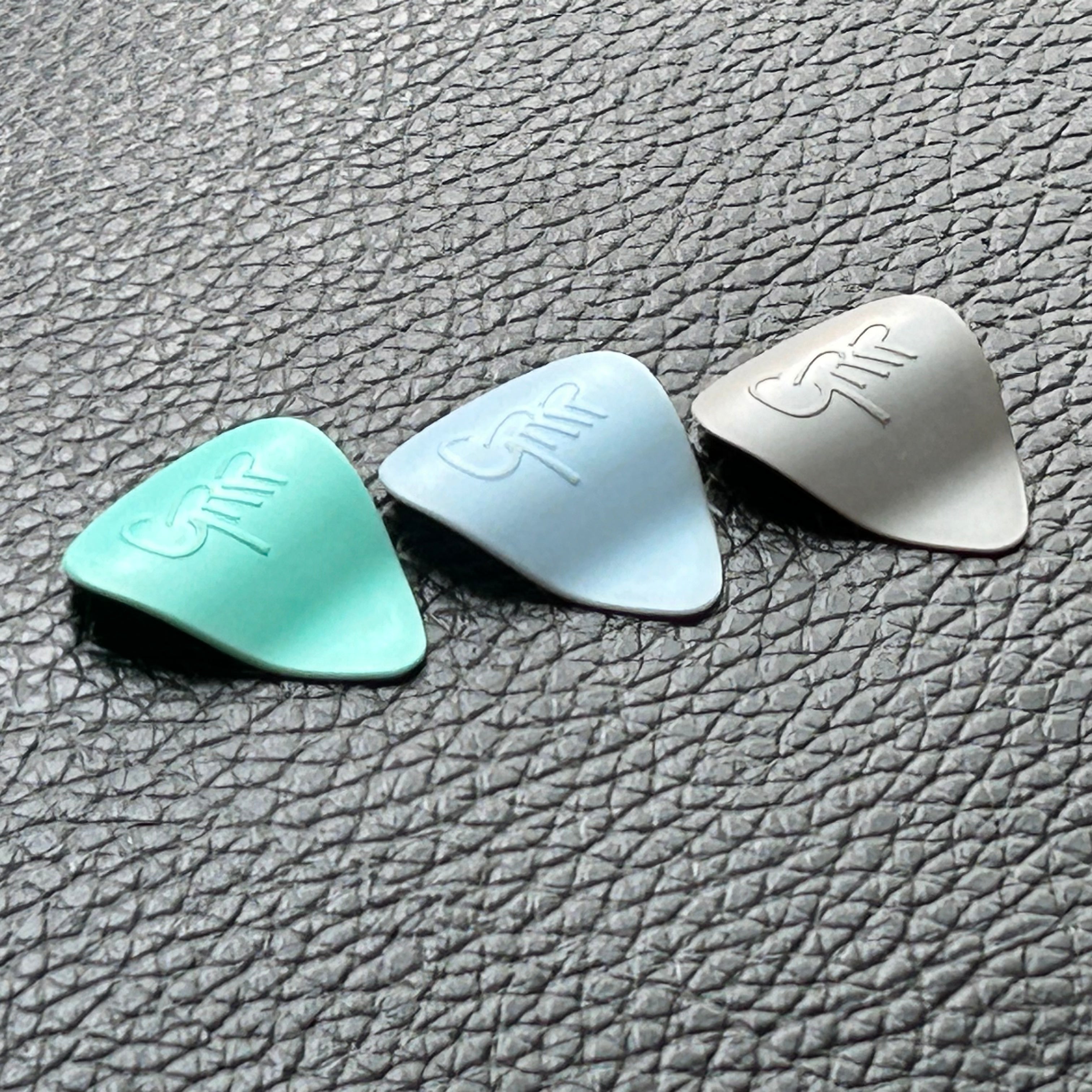 Nylon Combo 3-Pack - Grip Guitar Picks | Non-Slip Contoured Guitar Picks